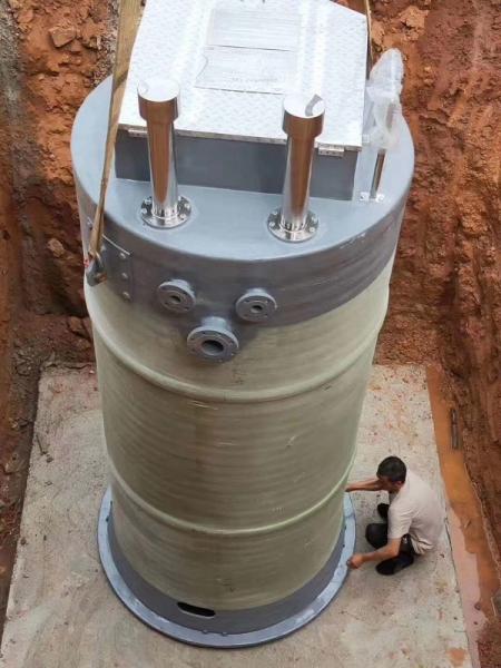 杭州峨眉山一体化提升泵安装