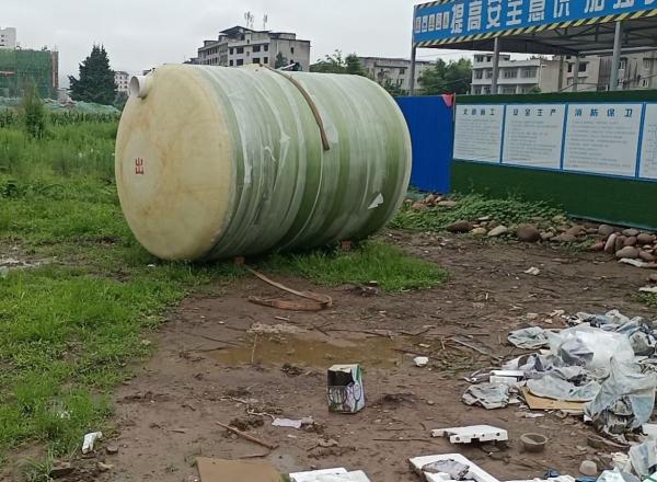 杭州遂宁船山区10立方玻璃钢化粪池项目